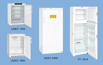 庫内防爆冷蔵庫・冷凍庫・冷凍冷蔵庫（ノンフロン）LGUEX-1500（-26 